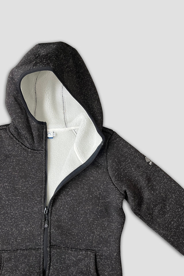 Felpa Donna con cappuccio in maglia felpata