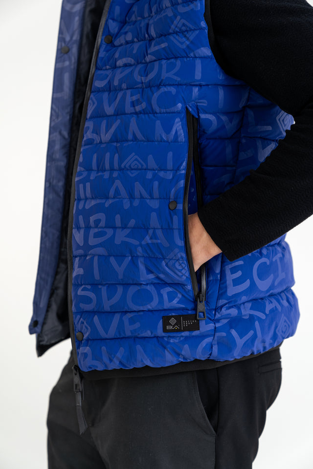 Holiday Print Vest