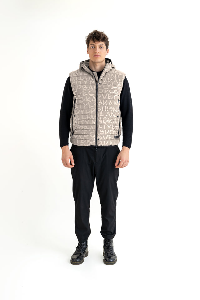 Holiday Print Vest