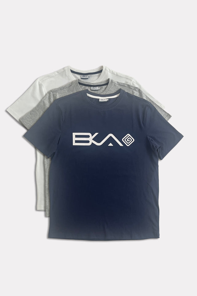 T-Shirt Uomo BKA Logo in tre colori