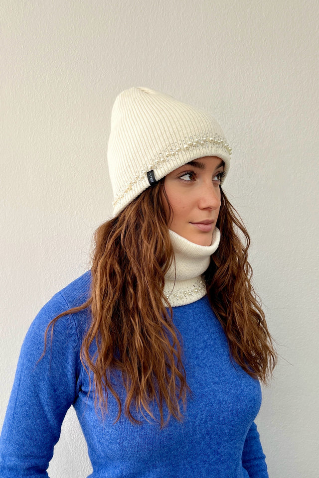 Gwynet Natural Beanie